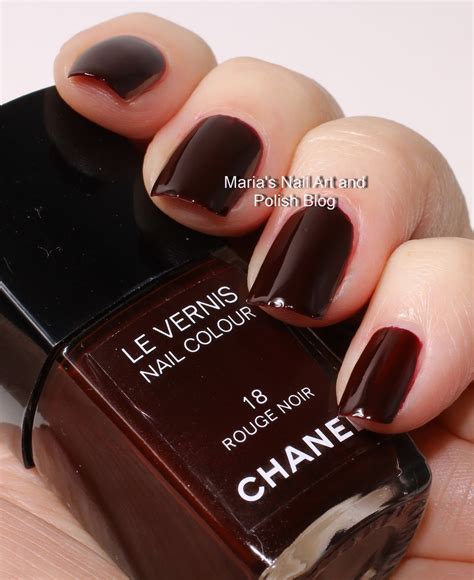 collection chanel rouge noir|Chanel Noir rouge nail polish.